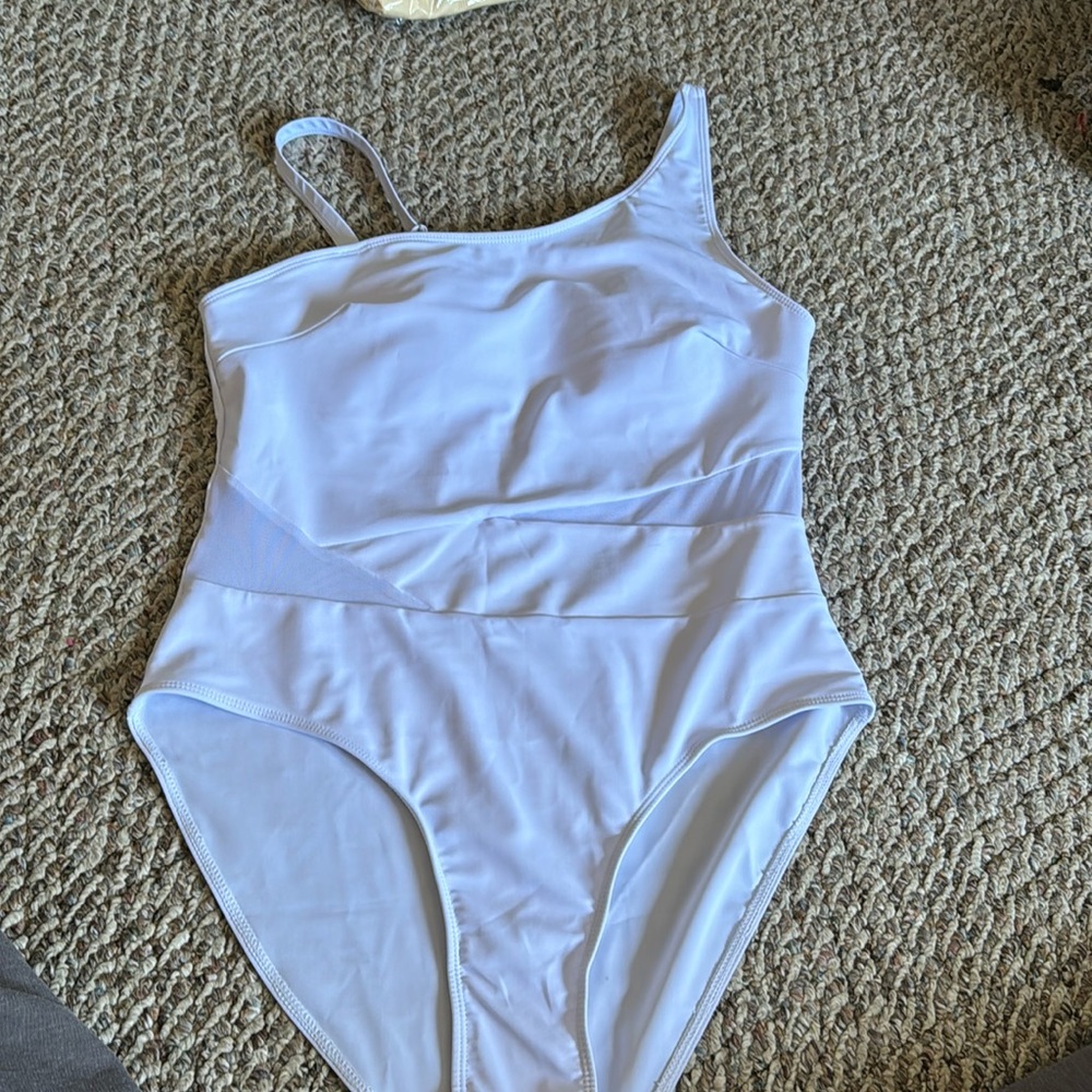 Brand New White one piece swimsuit